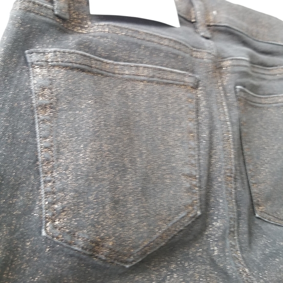 LOFT Skinny Slim Pocket Glitter Jeans 24/00 NWT Sparkle! - Picture 9 of 9